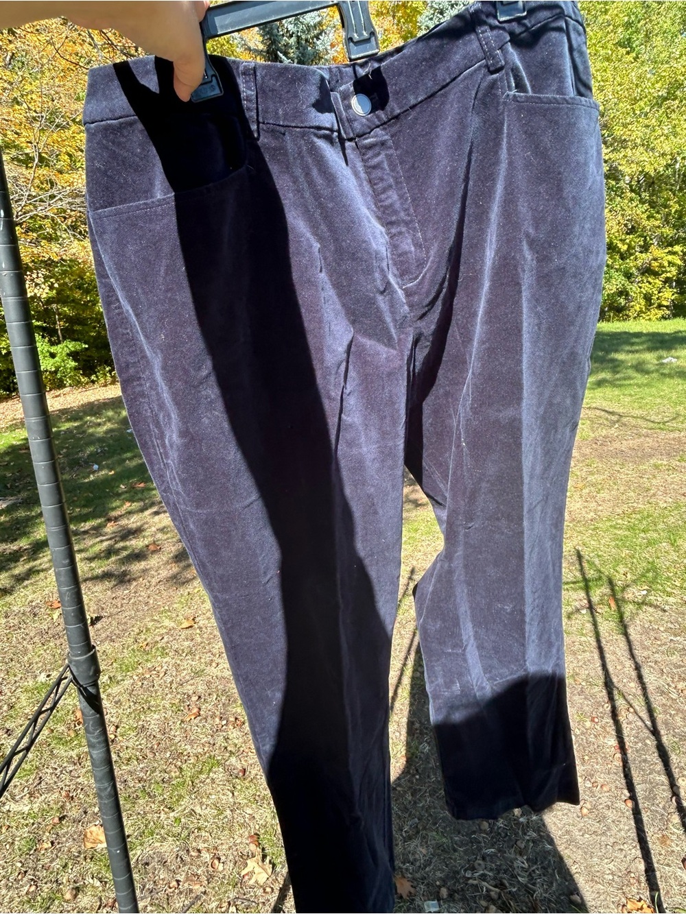CJ banks plus size NWT Dark Navy Corduroy Pants